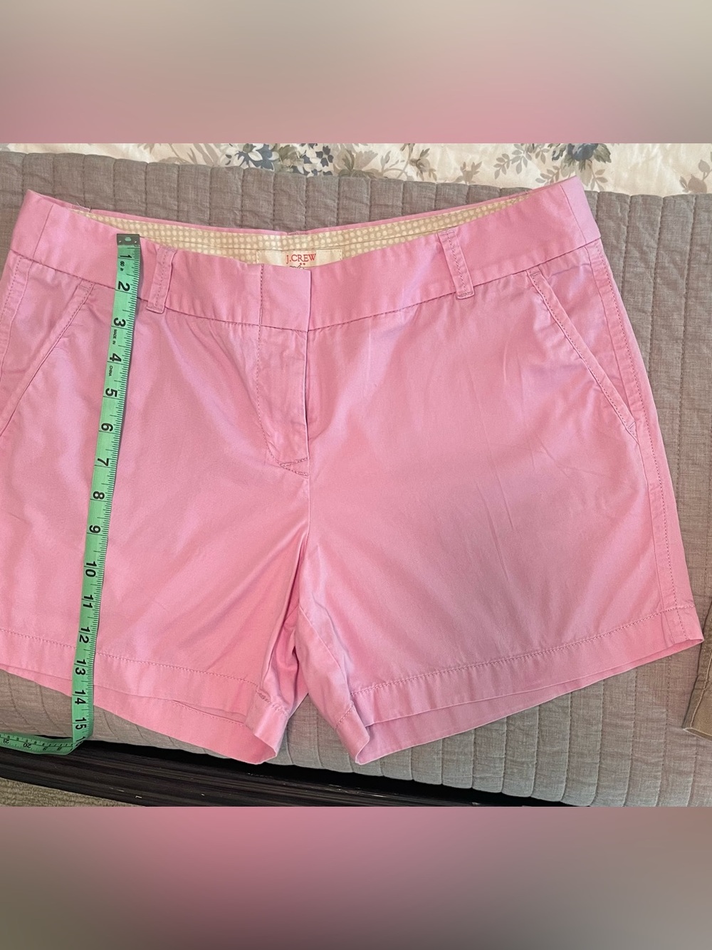 J. Crew Pink Women's Chino Bermuda Shorts